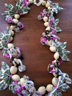 Money neckless handmade
