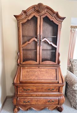 Vintage Hutch With Desk
