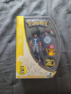 Pokemon ash + Pikachu exclusive figure