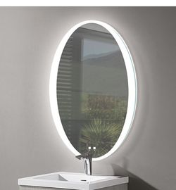 Oval Led Mirror . Espejo Ovalado con Luces Led 32”x21”