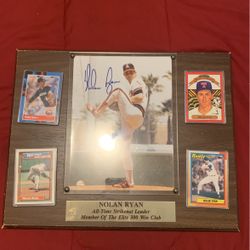Nolan Ryan Sign Memorabilia 