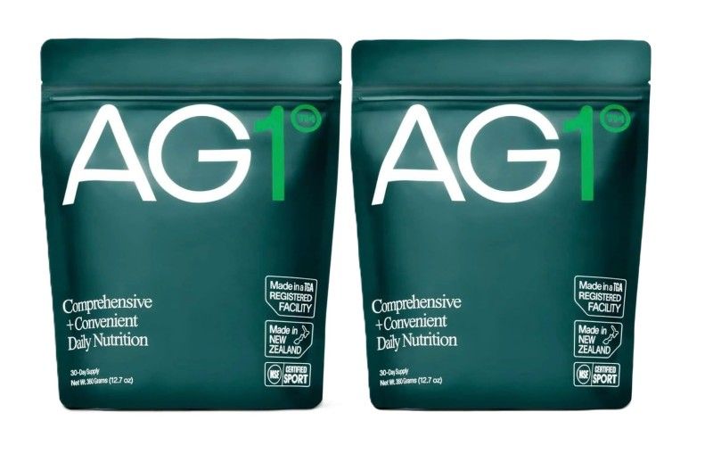 Authentic AG1 | Athletic Greens | Powder | 12.7oz | 30 Day Supply | 2 Bags - 100 Sets Available
