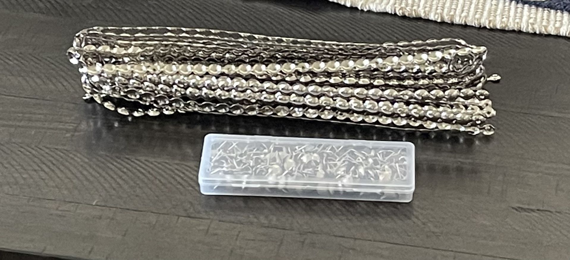 Upholstery tack strips