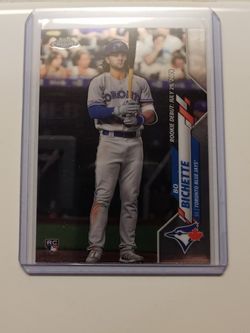 2020 Topps Chrome Bo Bichette Rookie Debut