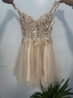 Champagne Quince Dama Dress