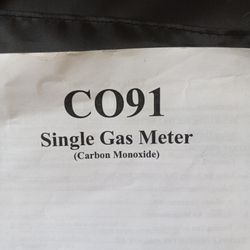 Single Gas meter