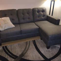 Grand Furniture Sectional And Chair/Ottoman 