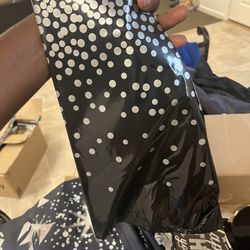 Black And Silver Happy Birthday Decor