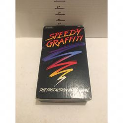 Vintage 1990 Tiger Electronics speedy Graffiti Game