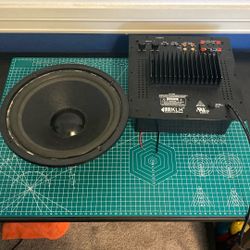 Speaker And Amplifier Subwoofer