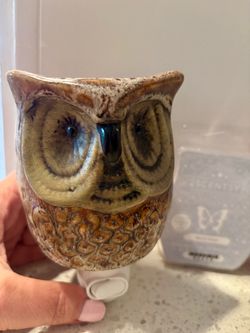 Ceramic Owl Plug-In Wax Warmer