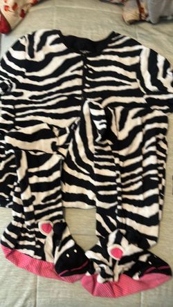 Halloween costume zebra onesie size large $10