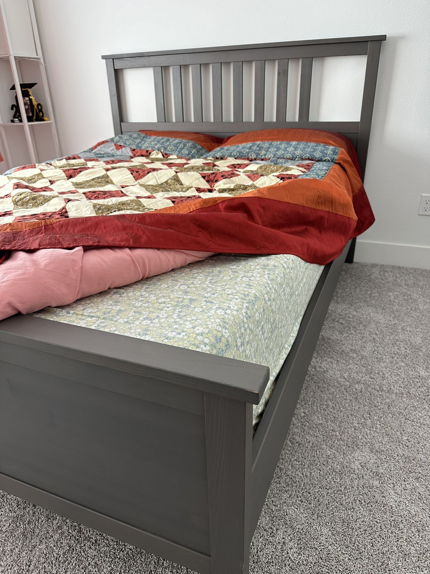 IKEA Hemnes Bed Frame Black-brown - Queen