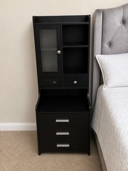 Nighstand with charging station