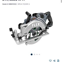 Flex 7 1/4  Skill Saw With 10 Ah Battery 