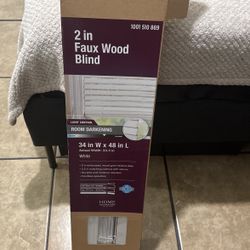 Faux Wood Blind