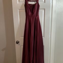 Vestido Largo Magenta 