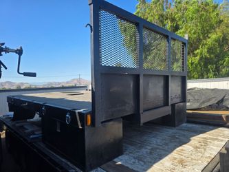 Heavy-duty steel landscape truck bed