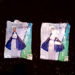 Woman Virgin Mary Costume Robes