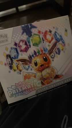 Pokémon Scarlet & Violet Prismatic Evolutions Elite Trainer Box