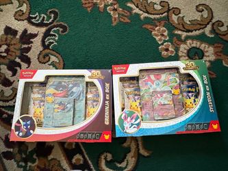 Greninja ex and sylveon ex 30th celebration boxes