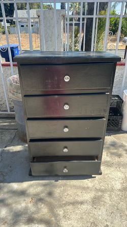 Black dresser