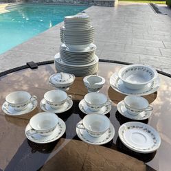 Noritake Goldvine 6444 Bone China Servos For 8 PLUS EXTRAS