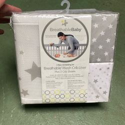 Breathable Mesh Crib Liner