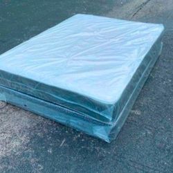 New Full Size Mattress regular With Box Spring Set Colchones Nuevos Queen Size Mattress Free Box Springs 
