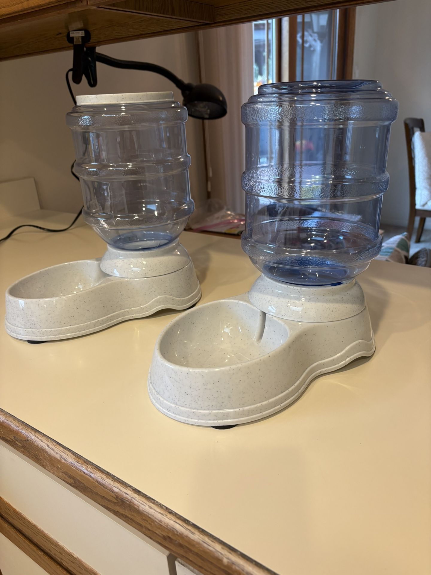 NEW WATER AND FOOD DISPENSERS
