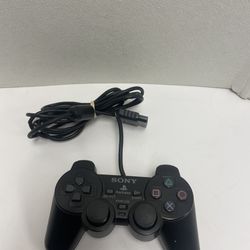 Sony PlayStation 2 PS2 DualShock 2 Wired Controller SCPH-10010 Black Tested