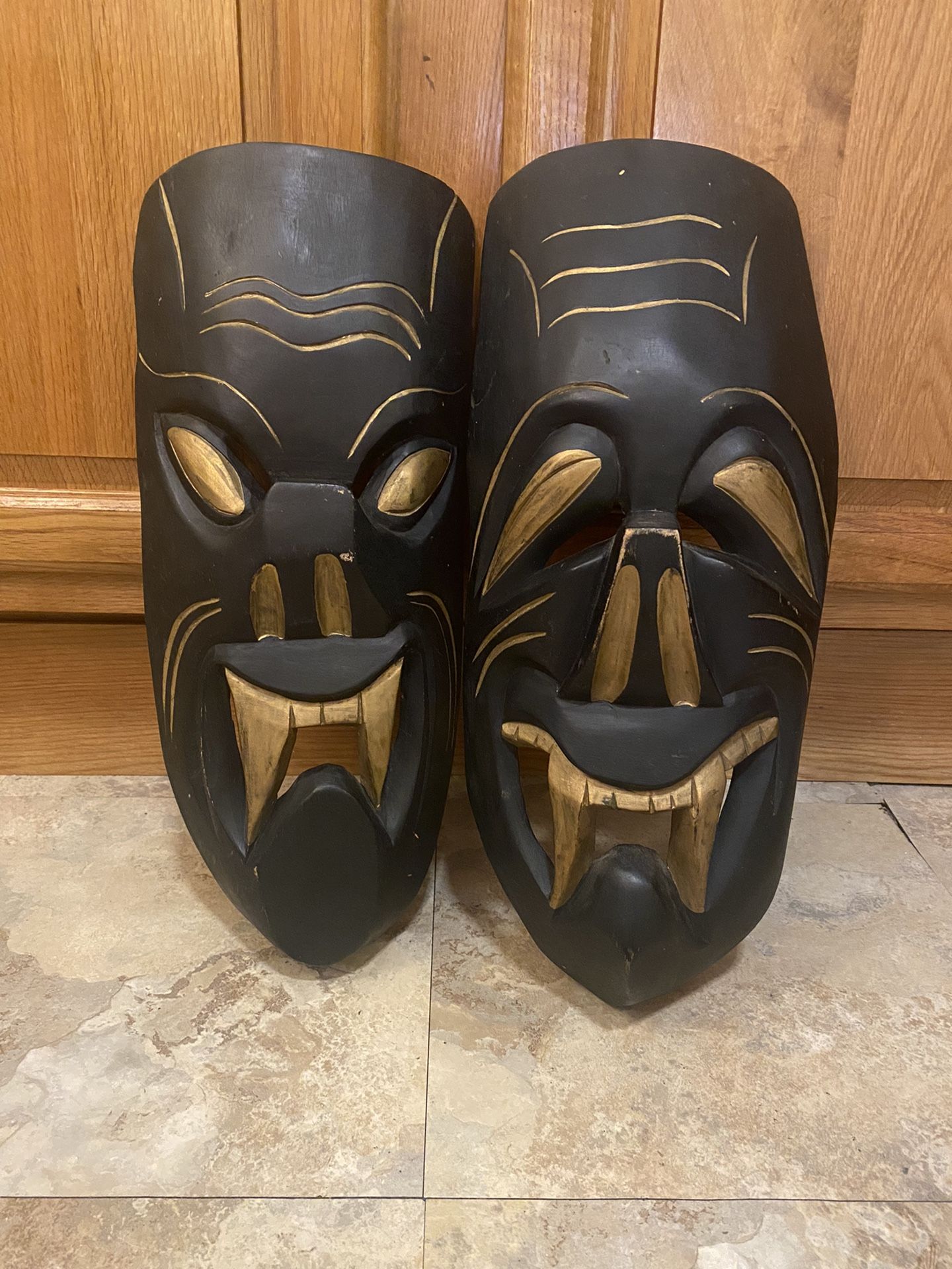 Set Of African Masks 