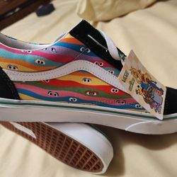Vans, Sesame Street Old Skool Skate Shoe - Black / Multicolor