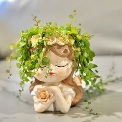 Ceramic Princess Bride with String of Turtles