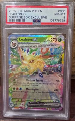 Pokémon cards lot Leafeon PSA 8 Wobbuffet Japanese Iron bundle