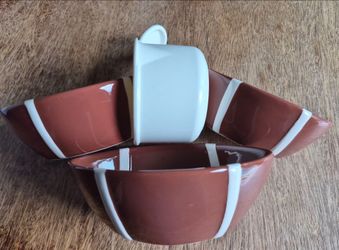 Football Ceramic sering bowls