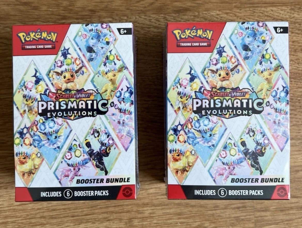 Pokemon TCG Scarlet & Violet Prismatic Evolutions Booster Bundle NEW SEALED