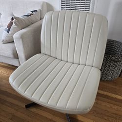 Unused Extra Wide Beige Adjustable Chair