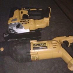 ⚡ DeWalt 20V MAX Cordless Tools – Jig Saw & Recip Saw