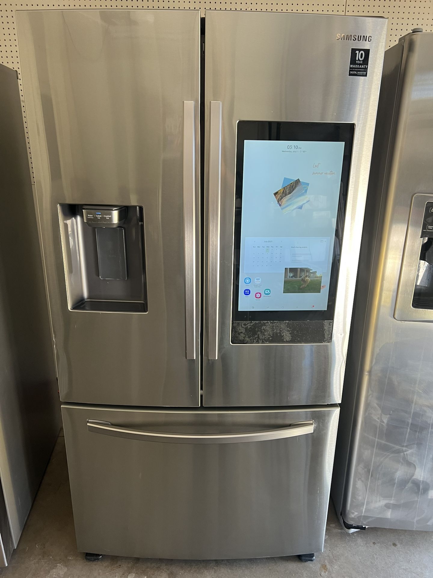 Samsung Family Hub 3 Door French Door Stainless Steel Refrigerator