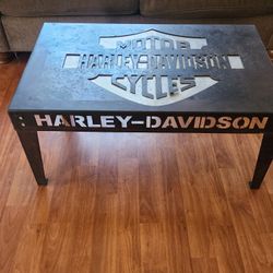 Harley Davidson Coffee/ Garage Mancave Table 