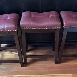 Three Bar Stools 