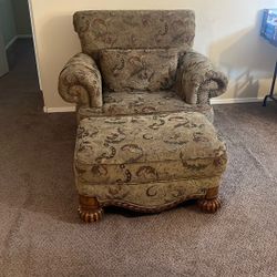 Sitting chair and  ottoman 