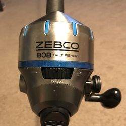 Zebco 808  Salt fisher Spincast combo