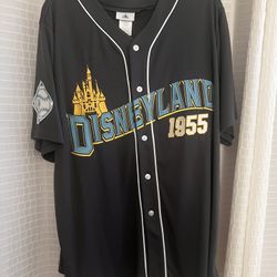 Disneyland Sleeping Beauty Castle 1955 Baseball Jersey