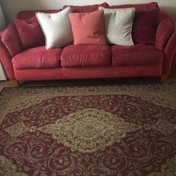 Great Condition Living Set Solid Wood Frame 