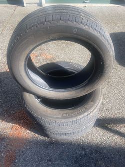 3 used 225/60R18 Michelin tires