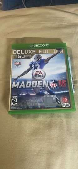 Xbox One Deluxe Edition madden NFL 16