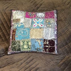 Handmade Beaded Cushion Case