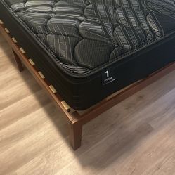 King Size Ritz Mattress #1- Very Firm +  Bed Frame